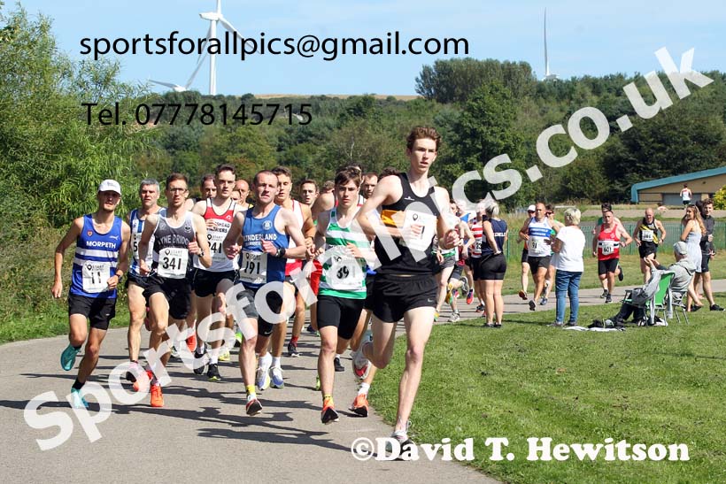 Senior Mens 2021 NECAA Road Relay Champs., Hetton Lyon Country Park, Hetton le Hole, County Durham. Photo: David T. Hewitson/Sports for All Pics
